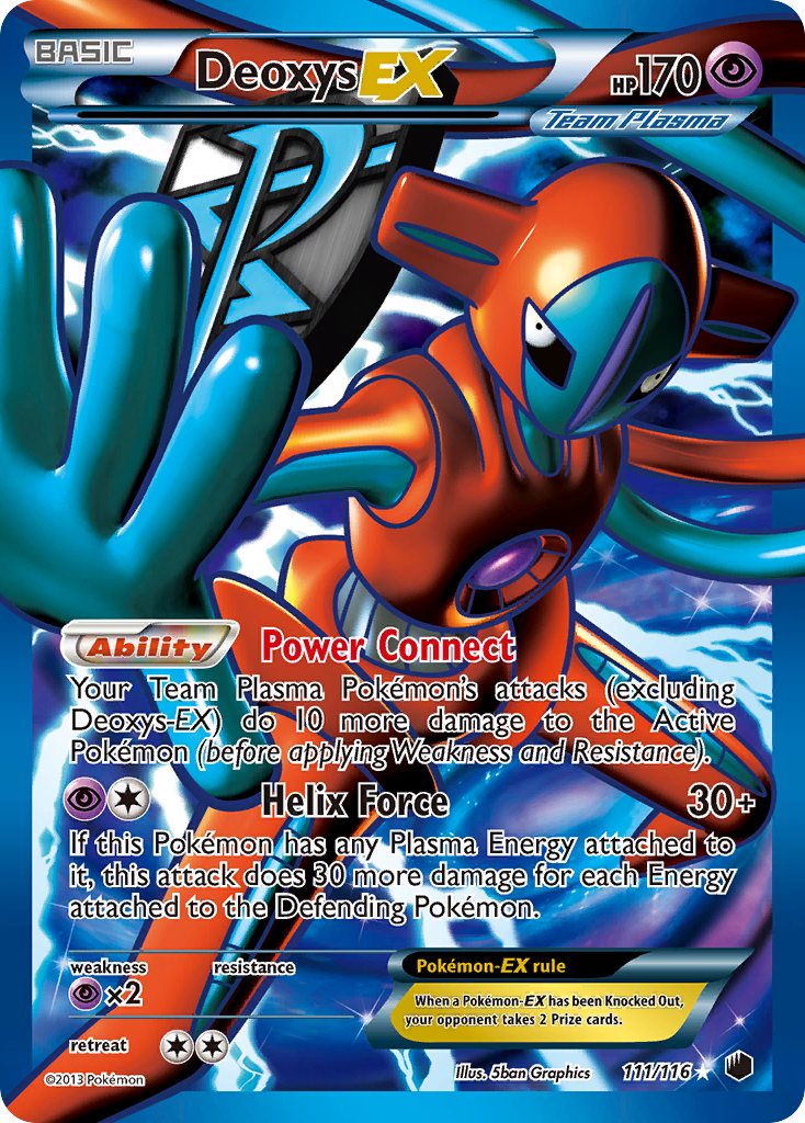 Plasma Freeze Deoxys EX #111/116